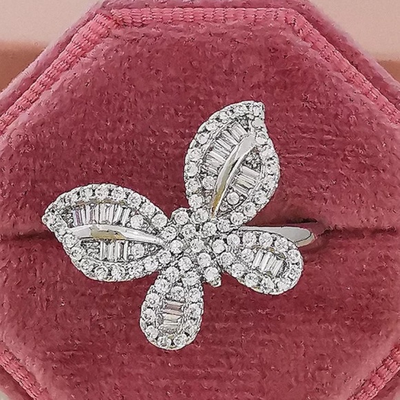 Sterling silver butterfly ring - Picture 4 of 5